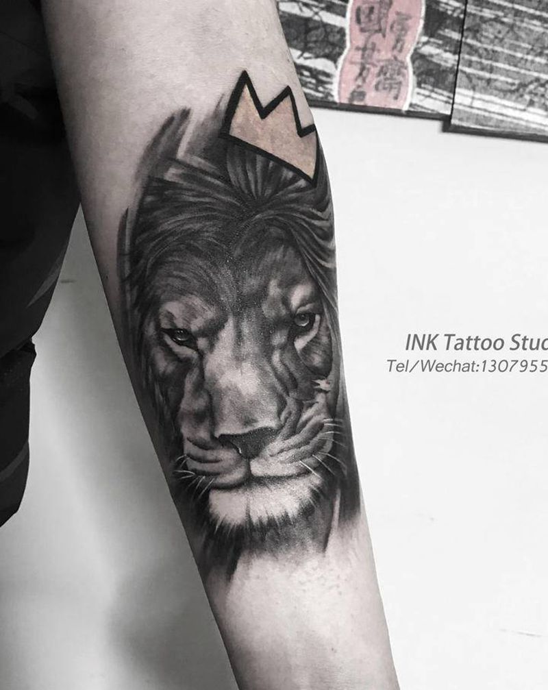 进度95%纹身图片_手臂欧美写实纹身图案