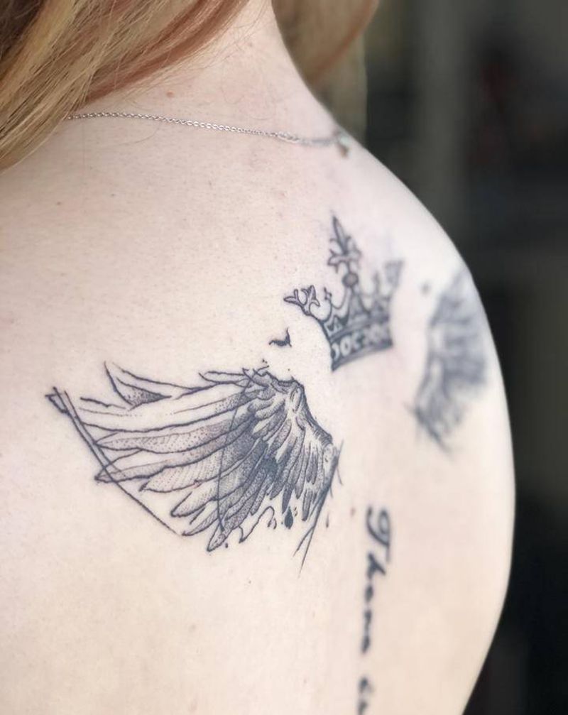 顾客自带图纹身图片_背部纹身图案