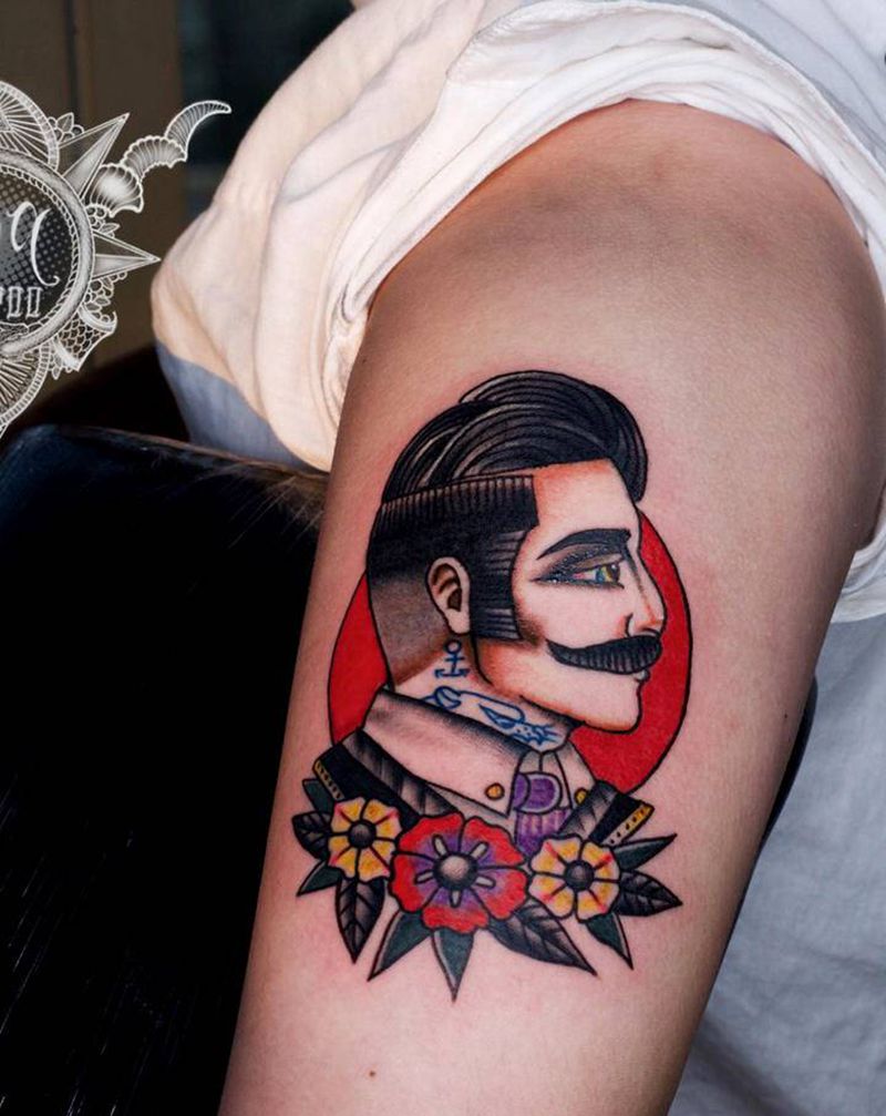 Oldschool纹身图片_手臂Old School纹身图案