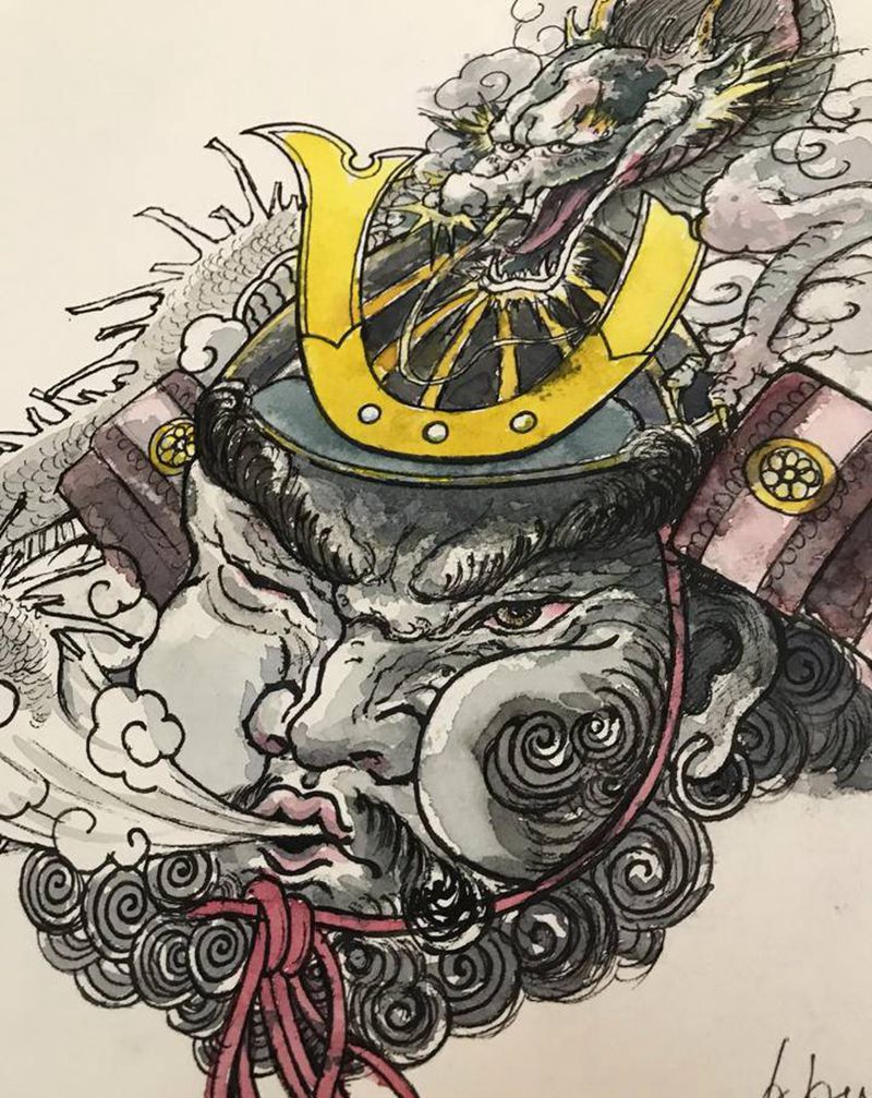 Wushi纹身图片_新传统纹身图案