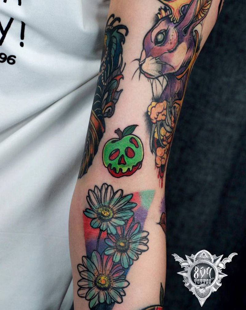 Newschool纹身图片_手臂New School纹身图案