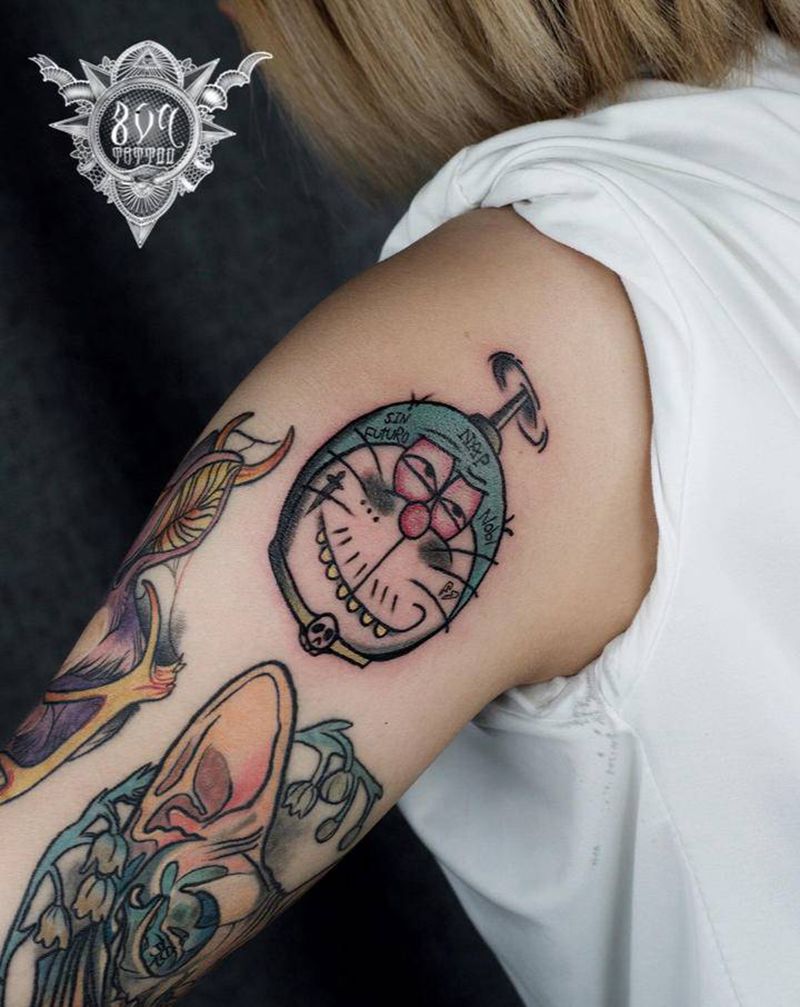 Newschool纹身图片_手臂New School纹身图案