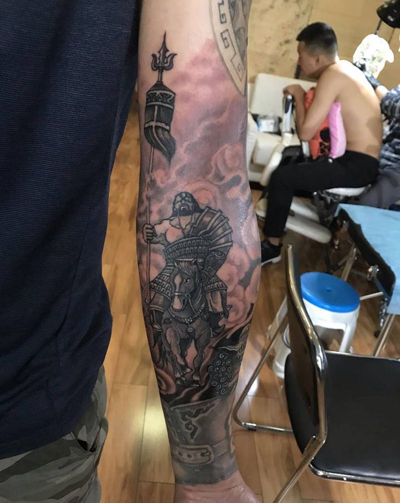 花臂纹身图片_手臂纹身图案