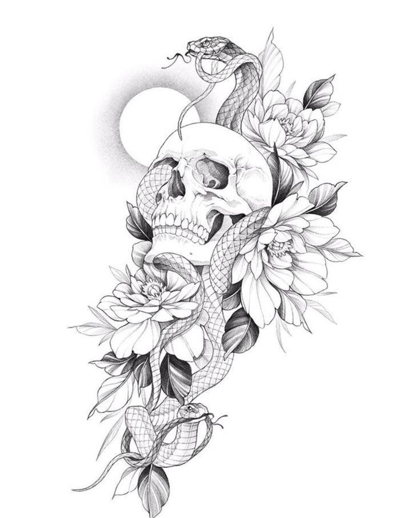 欣赏纹身图片_颈部腰部点刺纹身图案