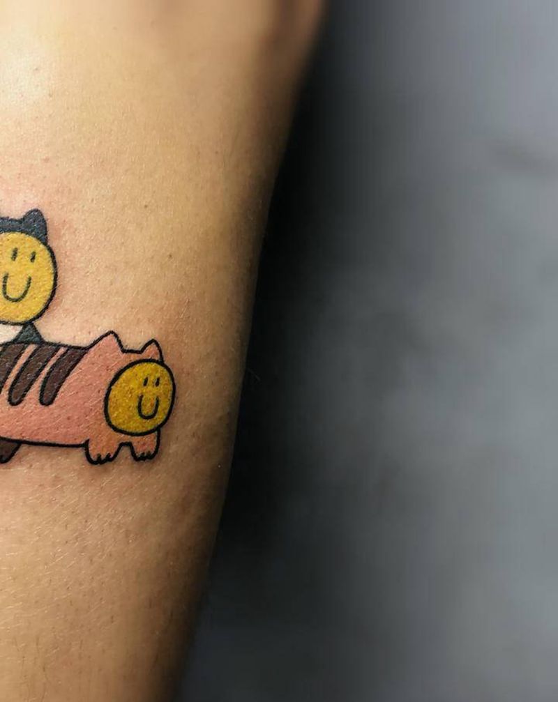 嘿咻……纹身图片_手臂脚部Old School纹身图案