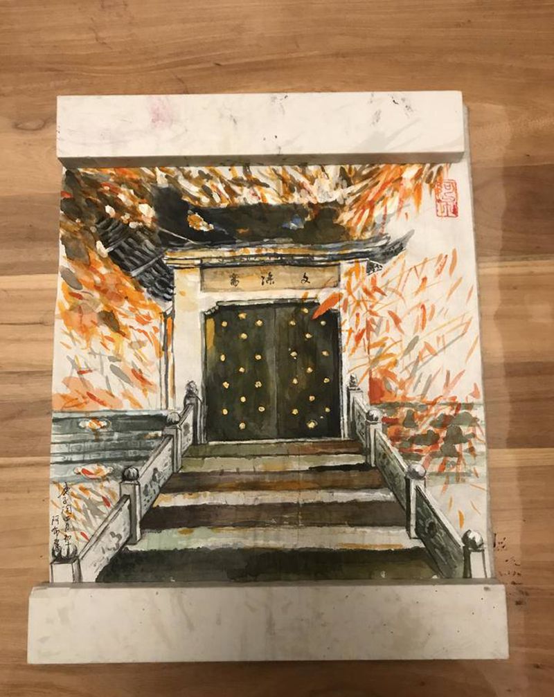 小副水彩纹身图片_水墨水彩纹身图案