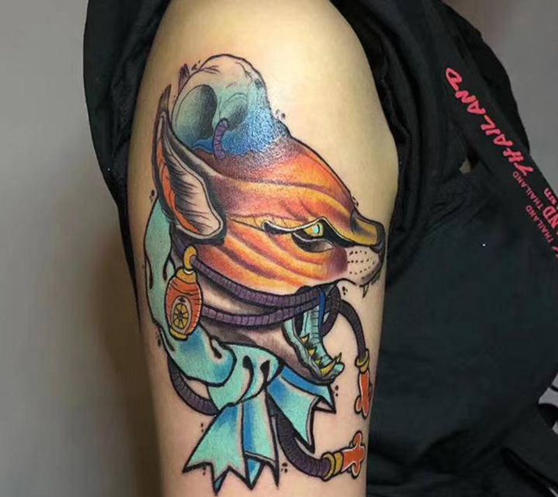 Newschool日式小图纹身图片_手臂New School纹身图案