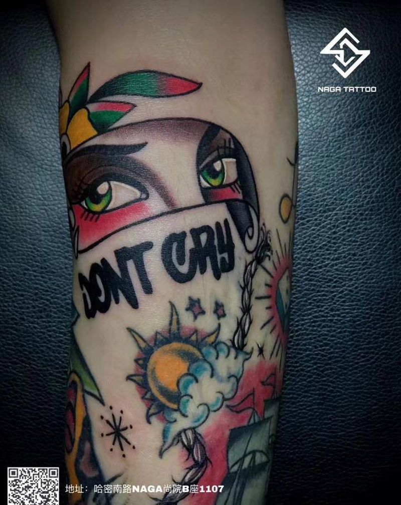 oldschool纹身图片_手臂Old School纹身图案