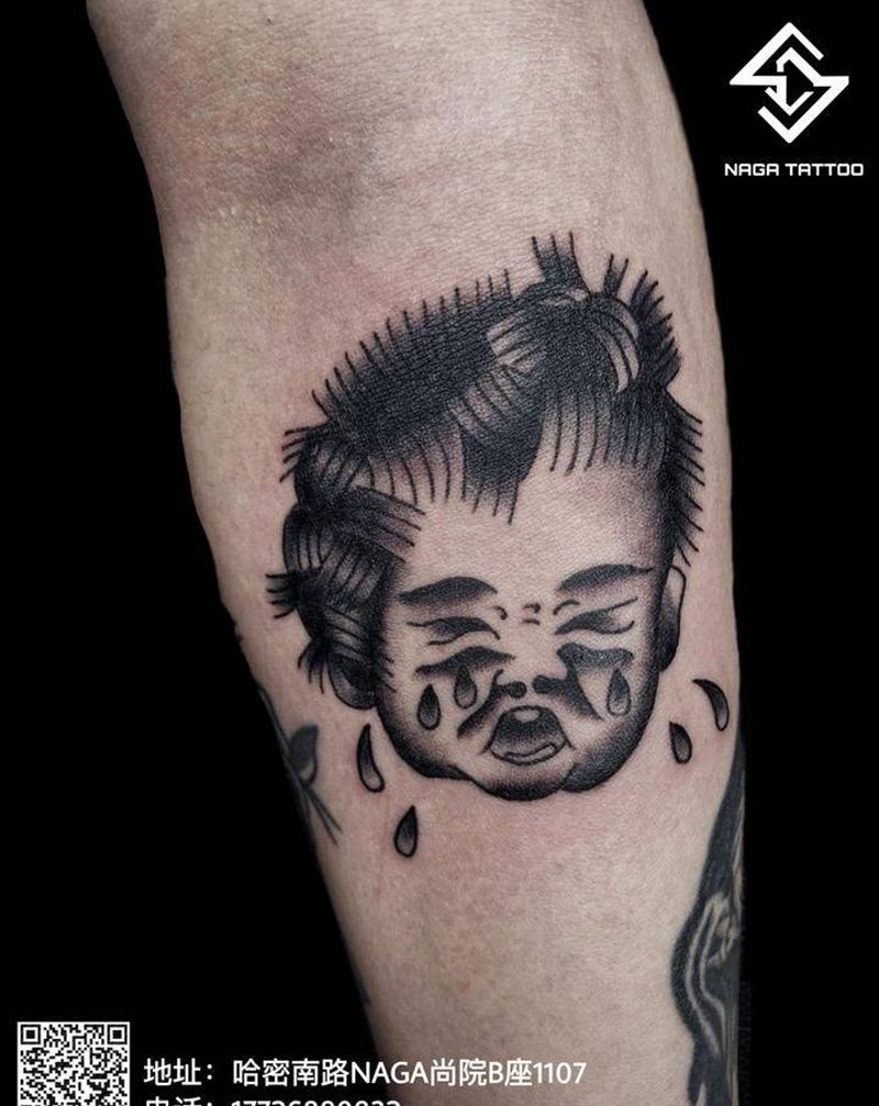 oldschool小图拼接纹身图片_手臂Old School纹身图案