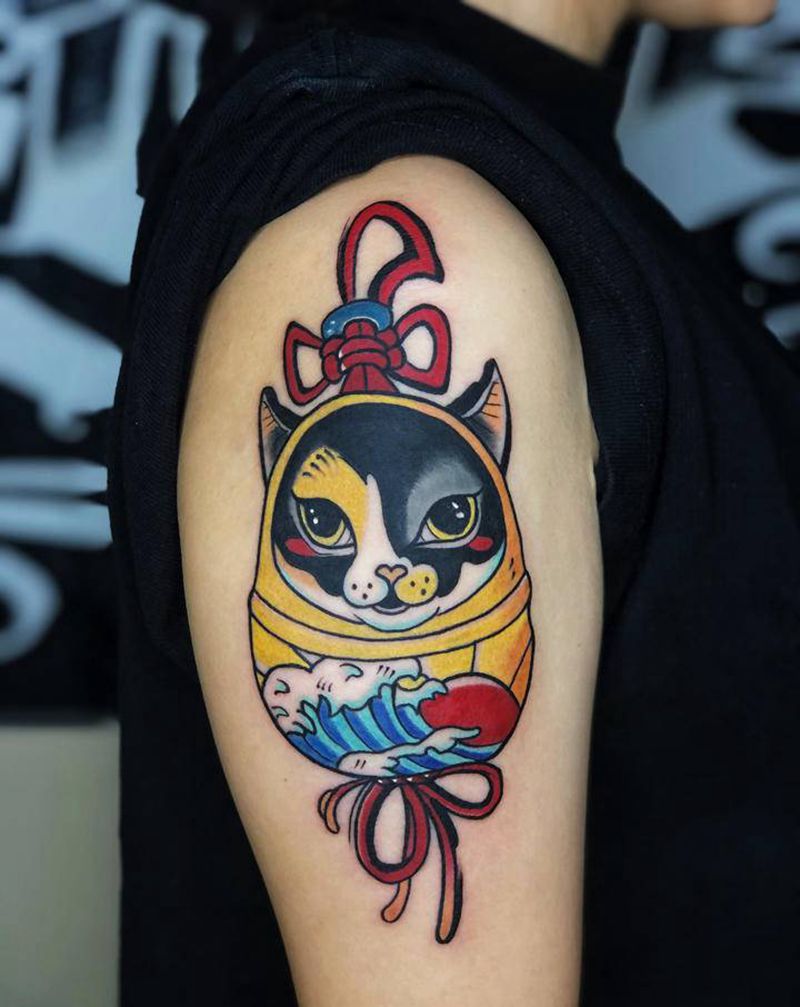 Newschool纹身图片_手臂New School纹身图案