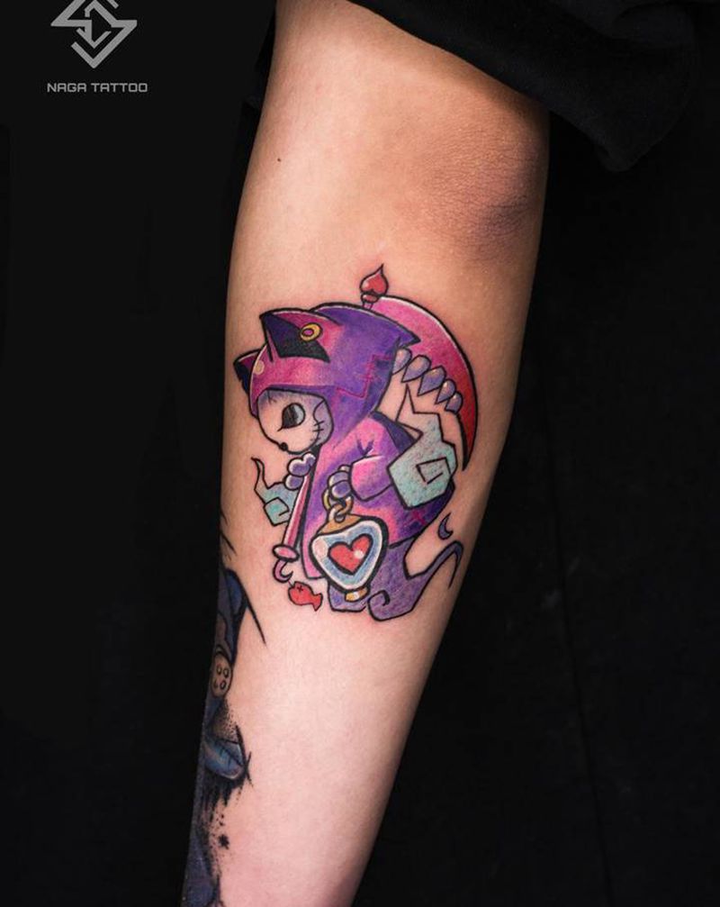 newschool纹身图片_手臂New School纹身图案