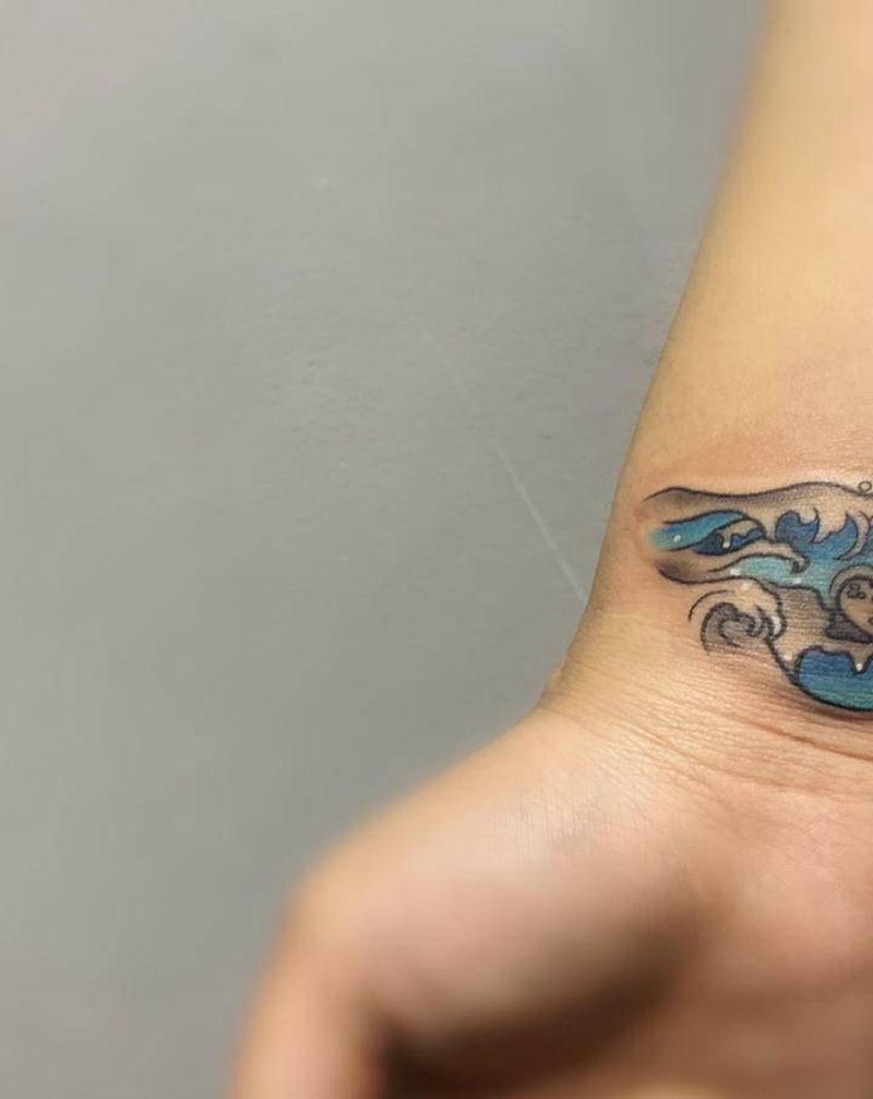 小图纹身图片_手臂手部New School纹身图案