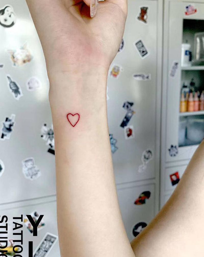 空❤️纹身图片_手臂清新纹身图案