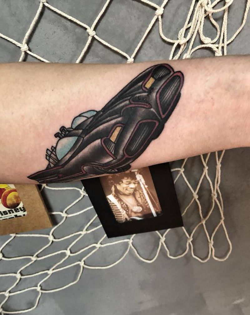 school汽车纹身图片_Old School纹身图案