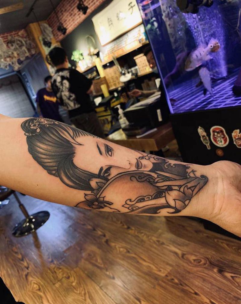 女纹身图片_手臂纹身图案