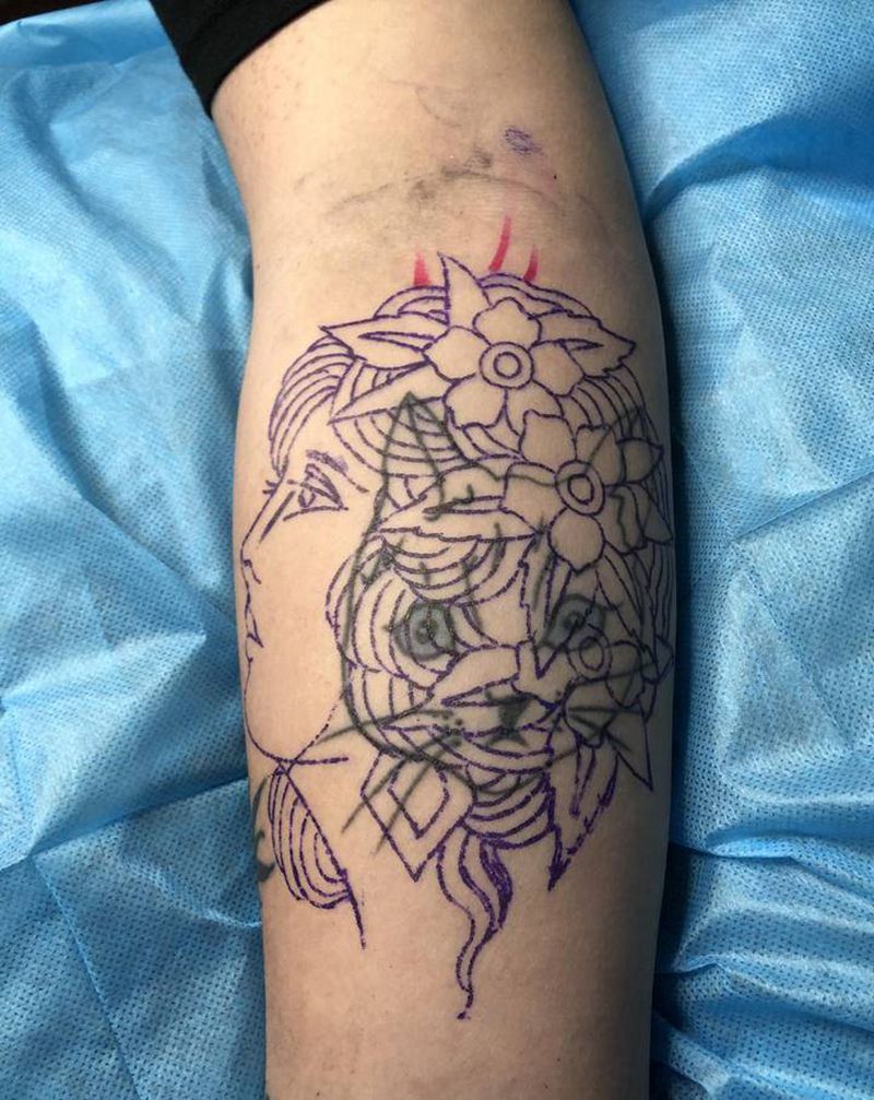 school遮盖纹身图片_手臂Old School纹身图案