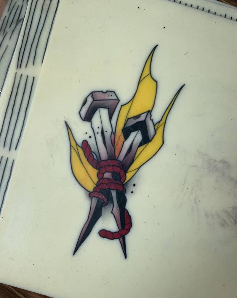 发个以前的皮子纹身图片_手臂New School纹身图案