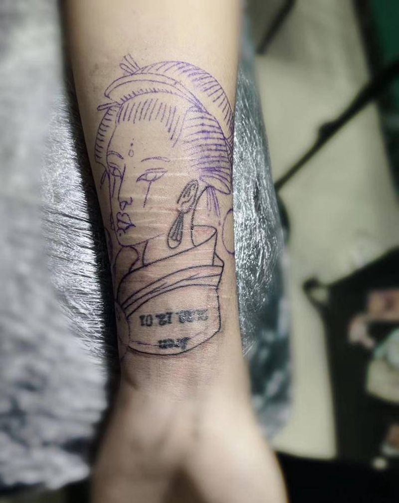 遮盖纹身图片_手臂纹身图案