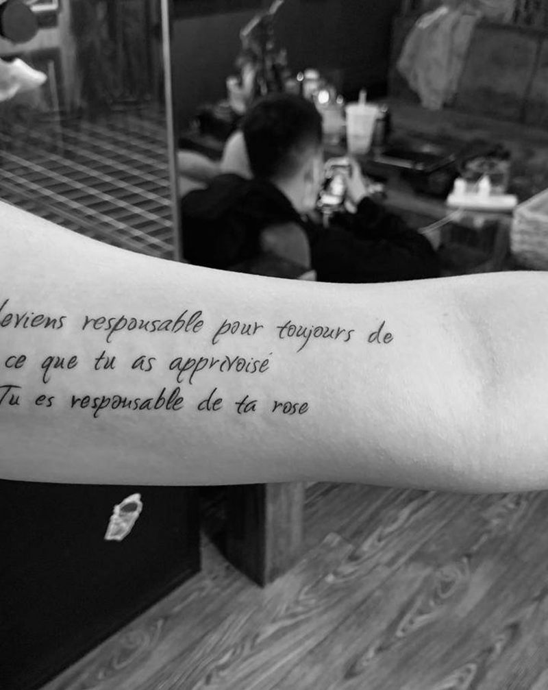 字母纹身图片_手臂纹身图案