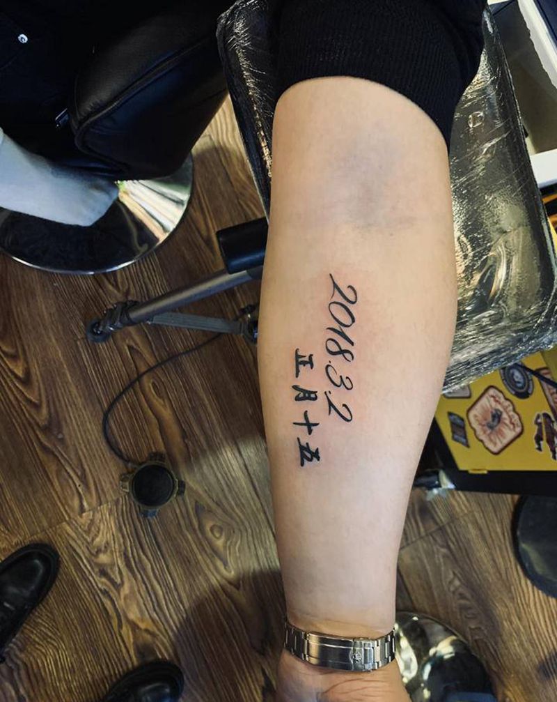 字母纹身图片_手臂纹身图案