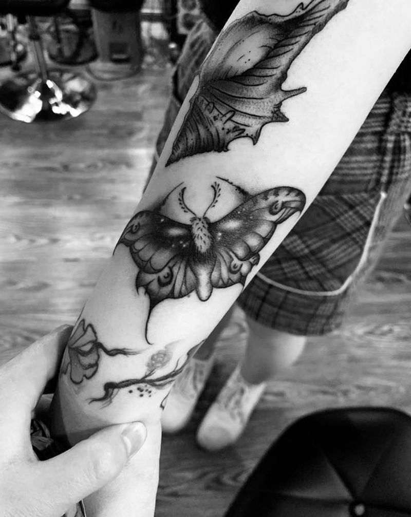 海螺纹身图片_手臂纹身图案