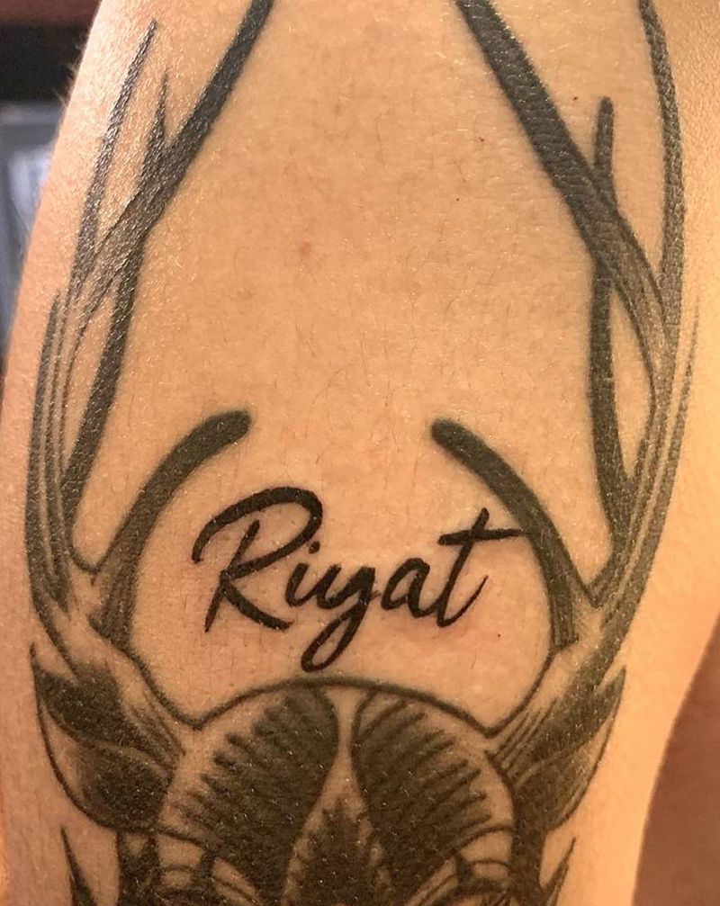 字母纹身图片_手臂纹身图案