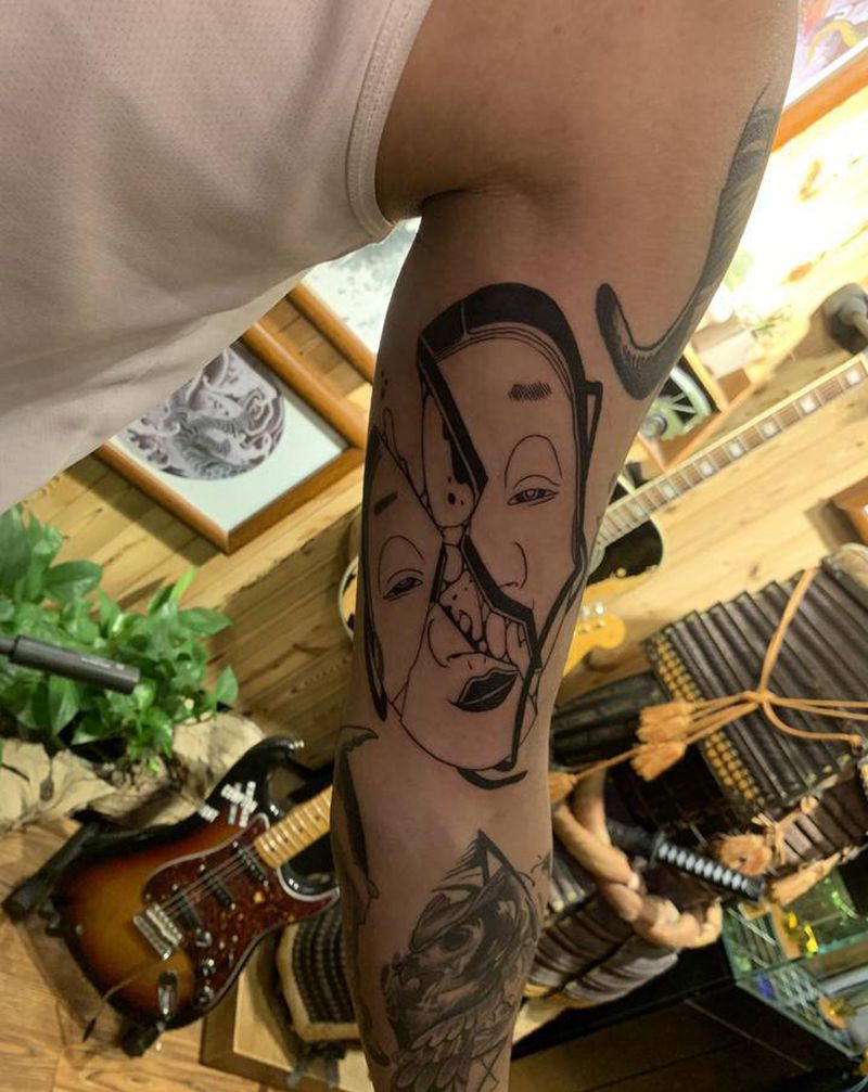 Emmmm纹身图片_手臂纹身图案