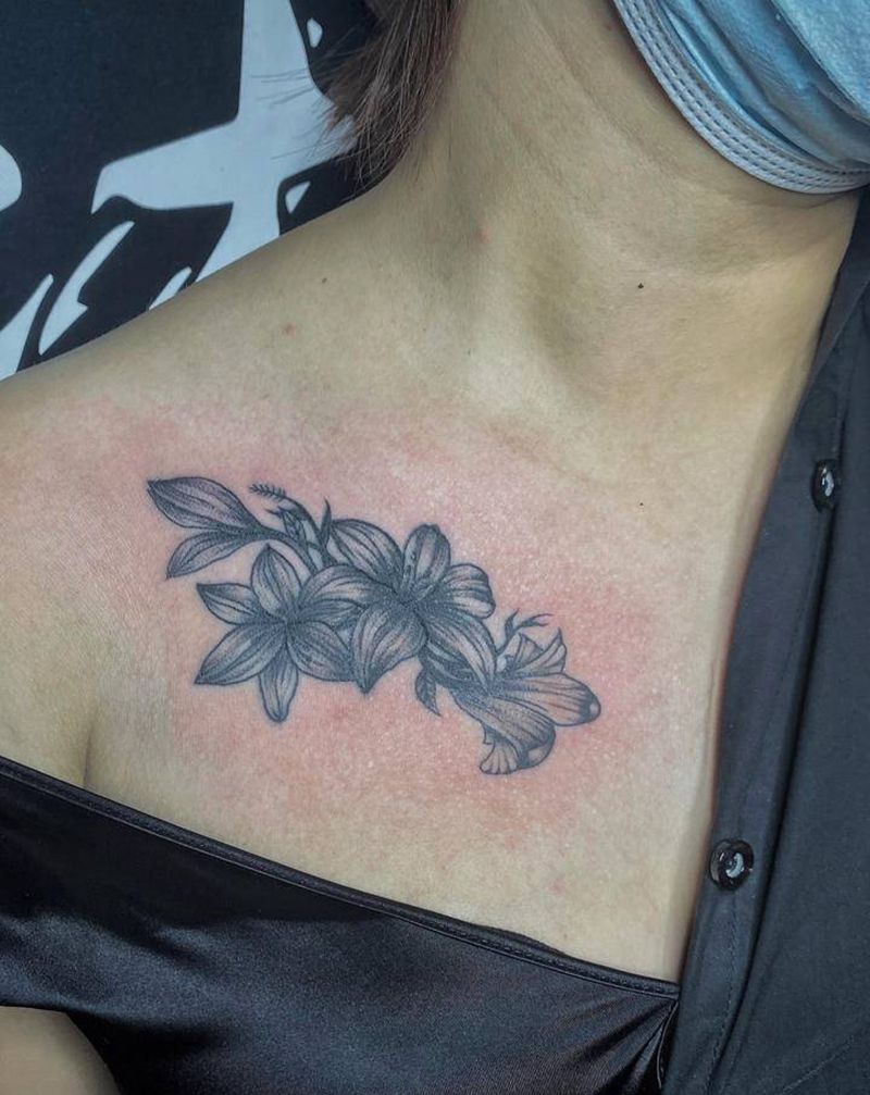 花纹身图片_点刺纹身图案