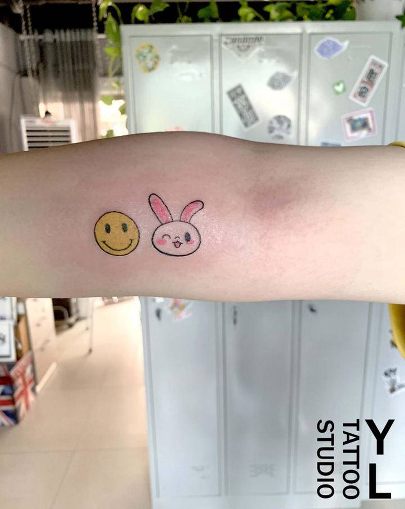 小可爱纹身图片_手臂纹身图案