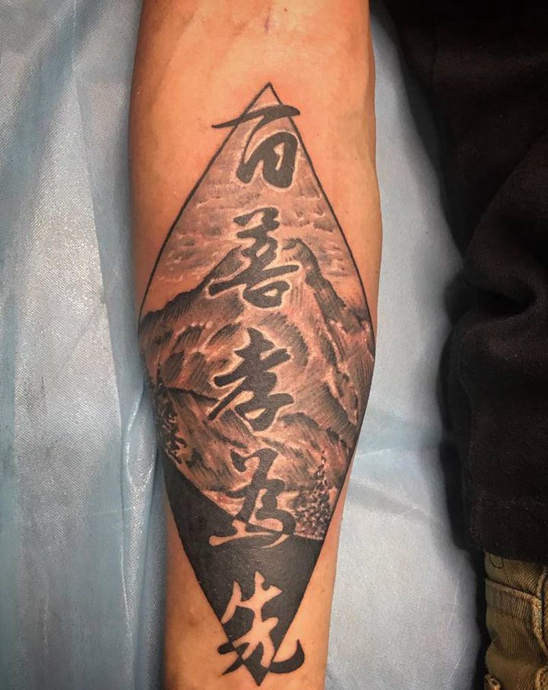 百善孝為先纹身图片_手部纹身图案