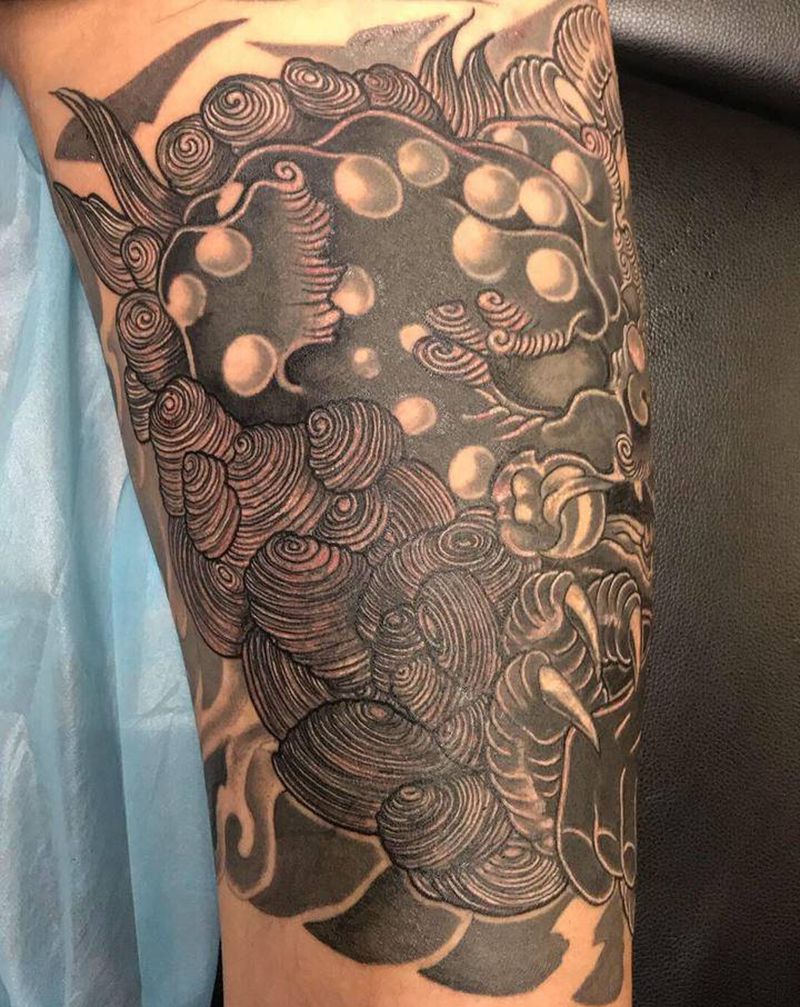 蓋圖纹身图片_脚部腿部纹身图案