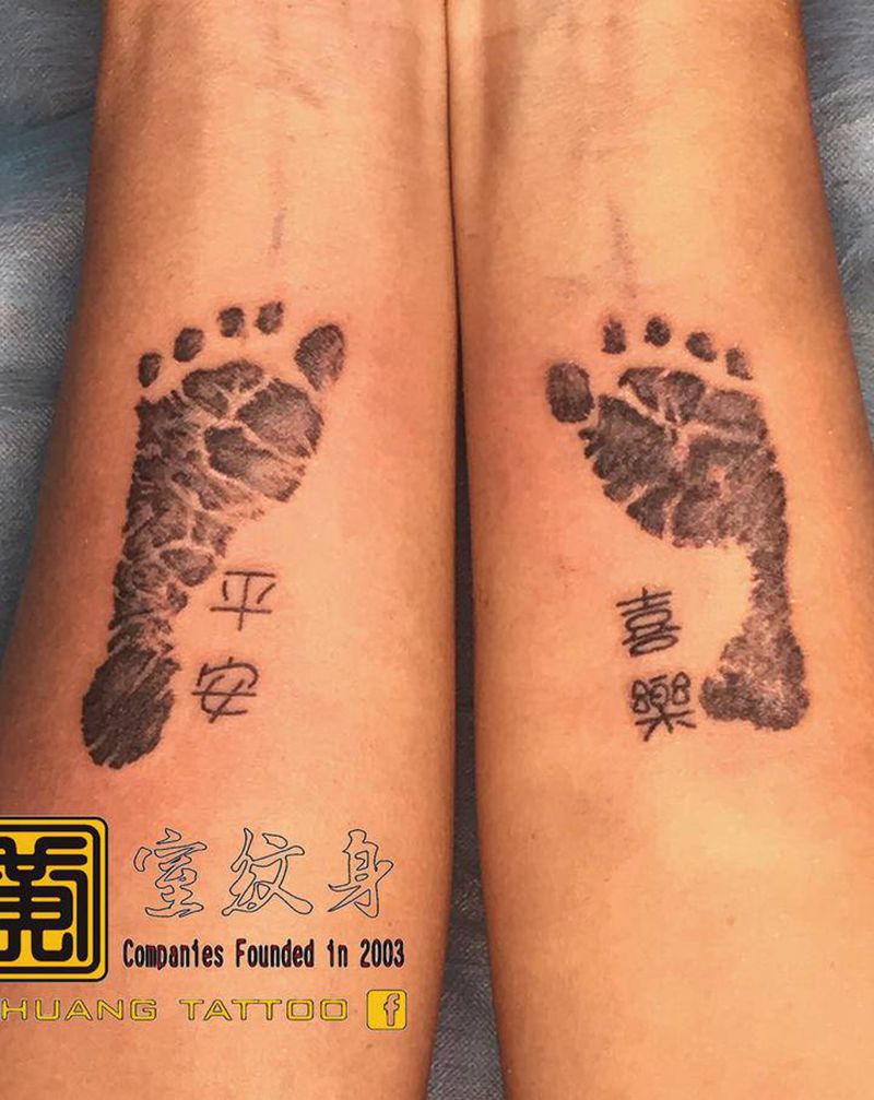 #出生掌 #平安喜樂 #201纹身图片_手部纹身图案