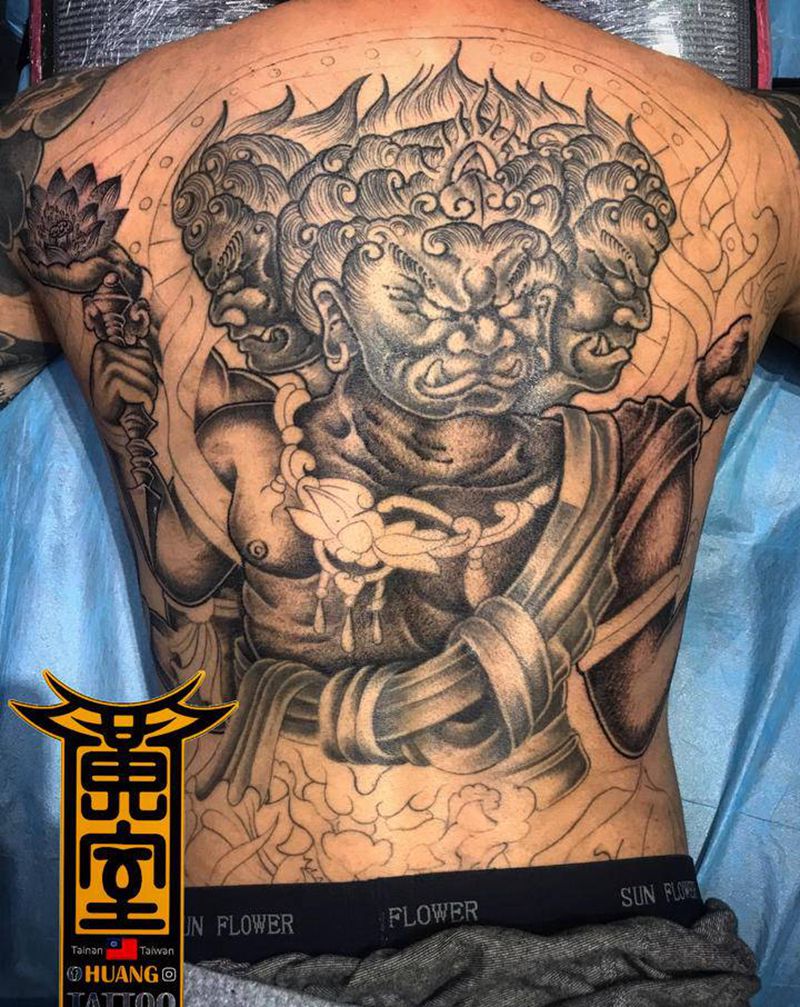 #阿修羅 #打霧 #待續  #纹身图片_背部纹身图案