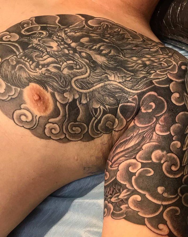 #蓋圖 #舊圖非本店所制 #纹身图片_手部胸部纹身图案