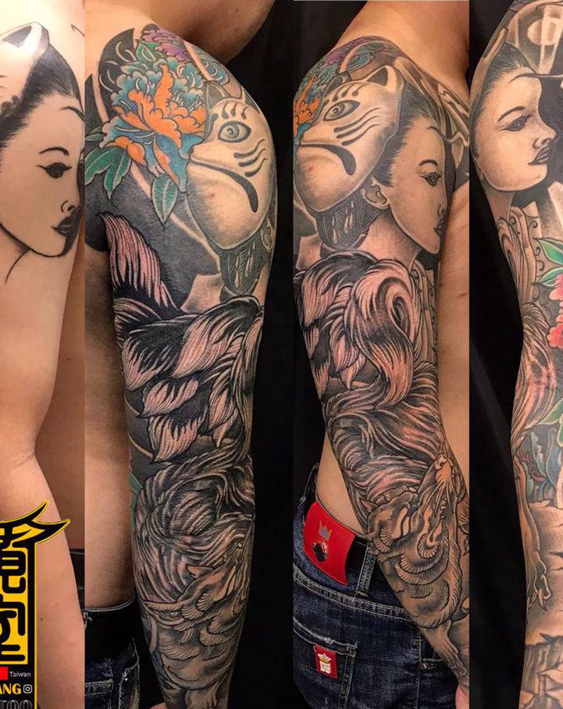 《黃室紋身》今日工時故事： #纹身图片_手部手臂纹身图案