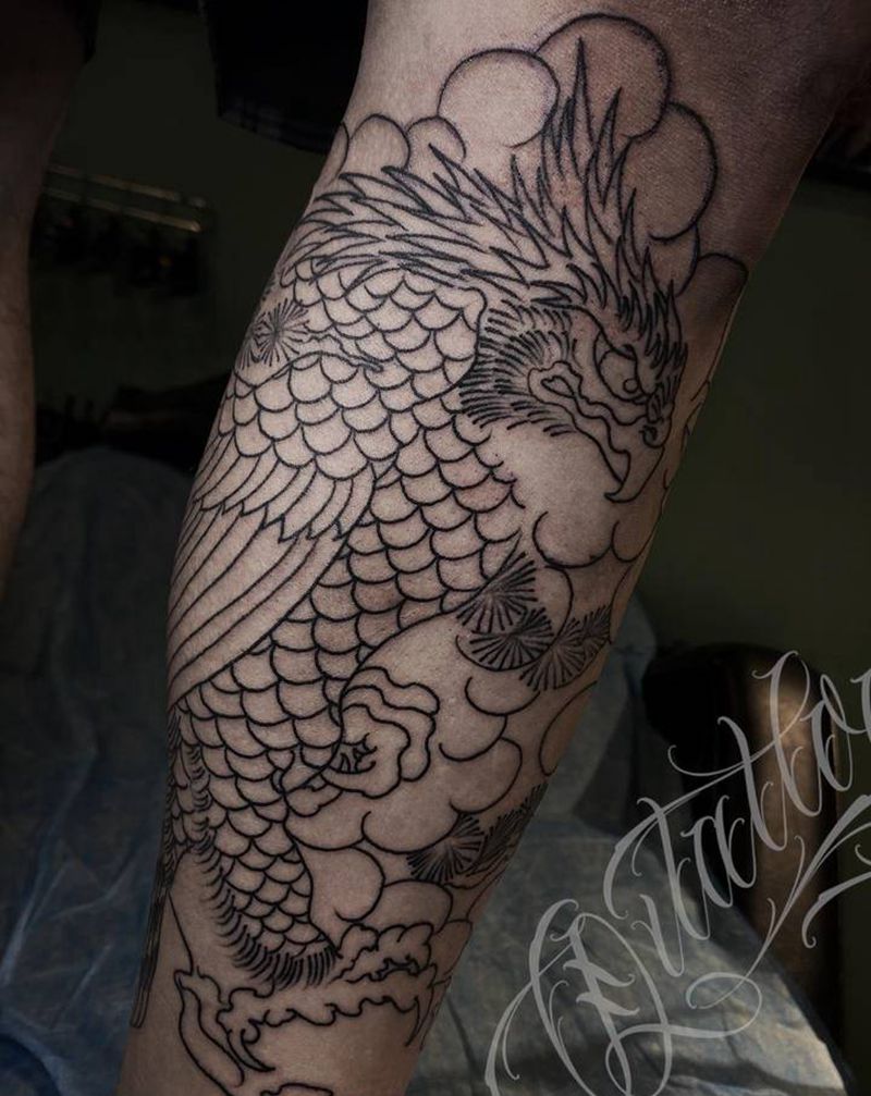 鹰纹身图片_老传统纹身图案