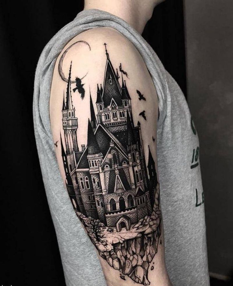 梦幻纹身图片_手臂纹身图案