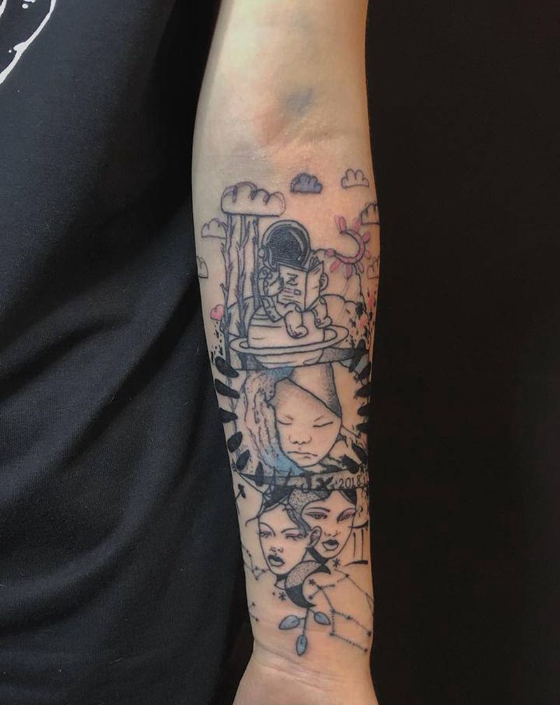 设计纹身图片_手臂纹身图案