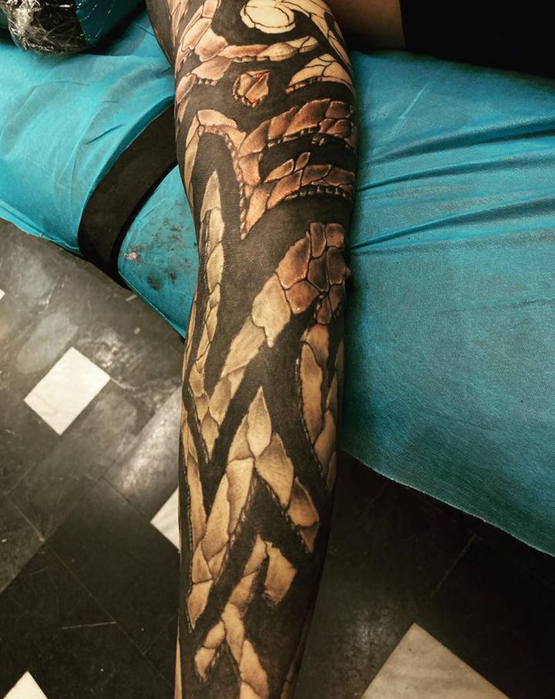 《黃室紋身》 #舊圖翻新  #纹身图片_手臂手部纹身图案