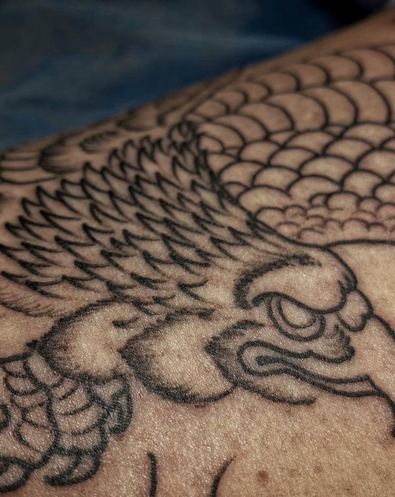 鹰纹身图片_老传统纹身图案