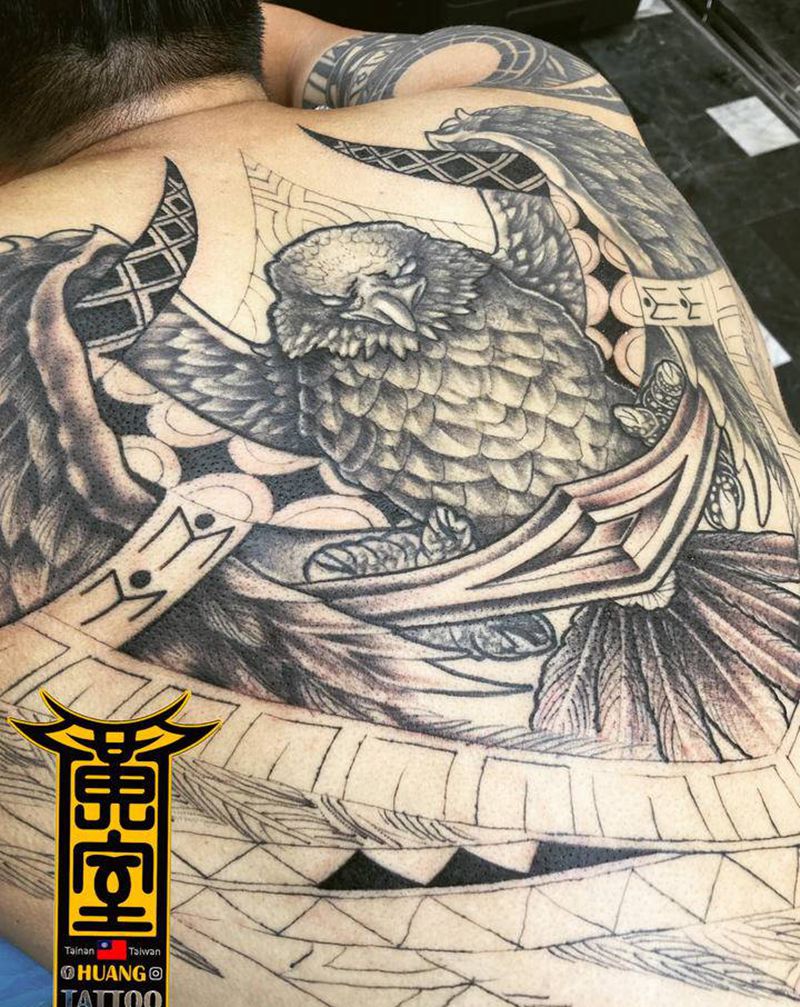 《黃室紋身》 #部落圖騰  #纹身图片_背部纹身图案