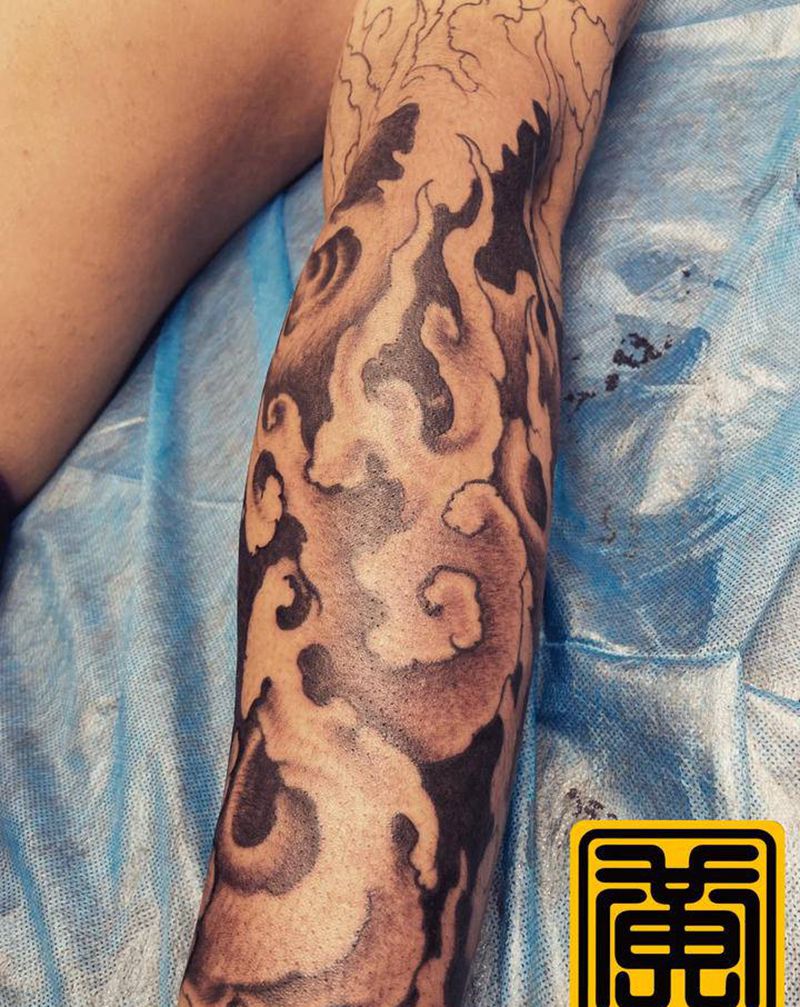 《黃室紋身》原皇室精雕紋身纹身图片_手部纹身图案