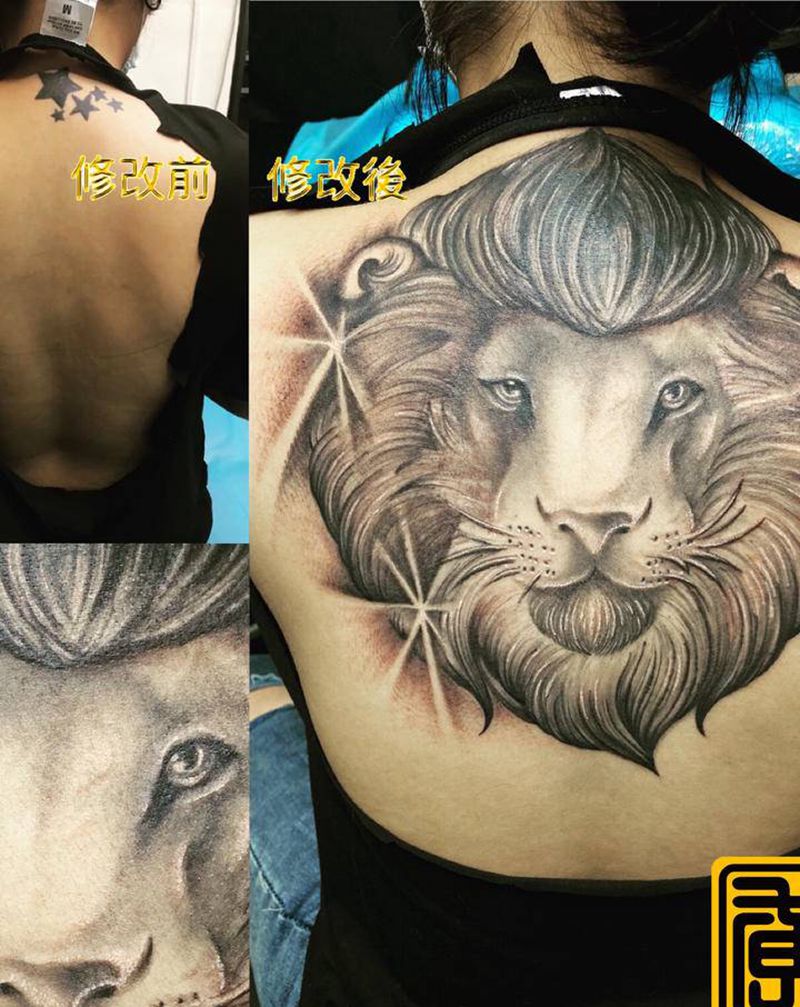 《黃室紋身》原皇室精雕紋身纹身图片_背部纹身图案