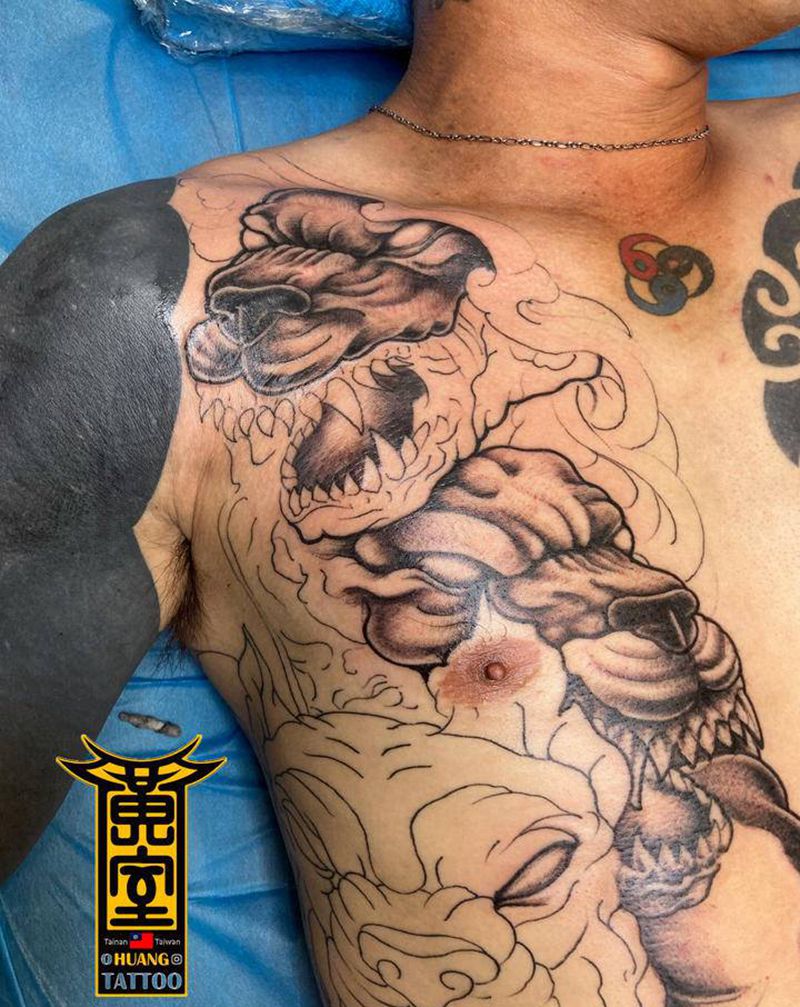 《黃室紋身》原皇室精雕紋身纹身图片_腹部纹身图案