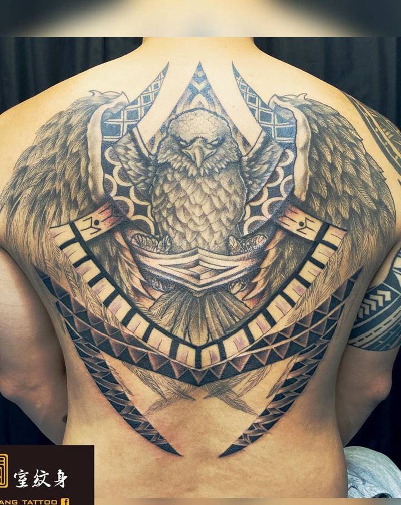 《黃室紋身》原皇室精雕紋身纹身图片_背部纹身图案