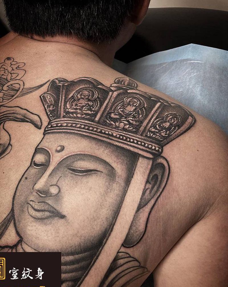 《黃室紋身》原皇室精雕紋身纹身图片_背部纹身图案
