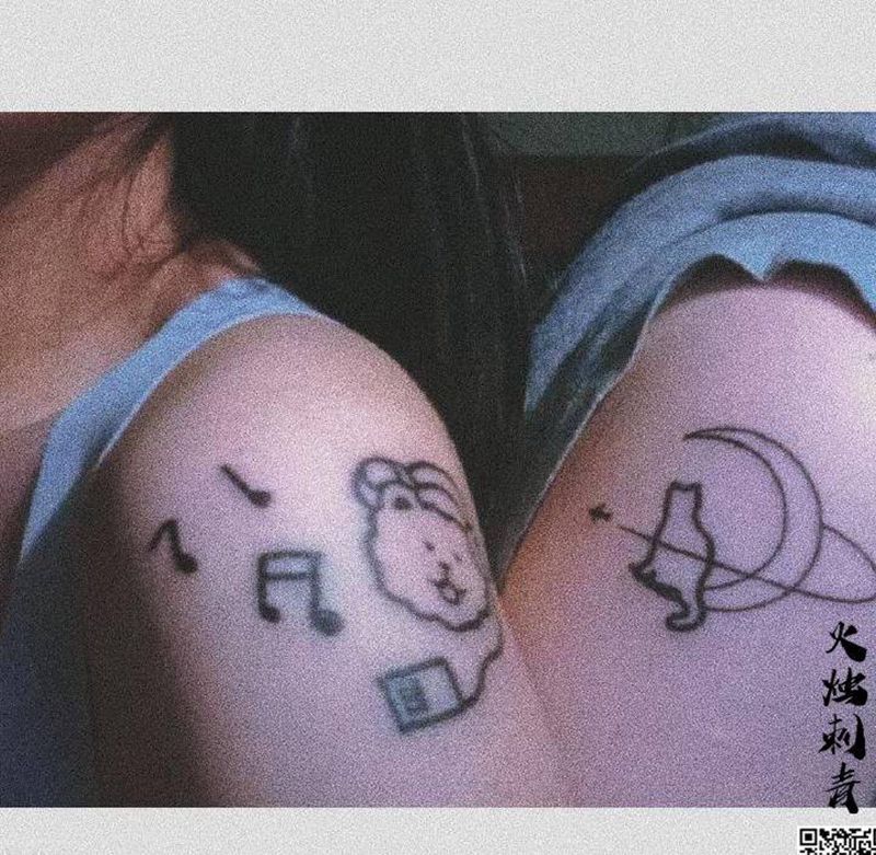 “小清新”纹身图片_手臂纹身图案