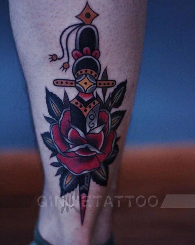 oldschool纹身图片_Old School纹身图案