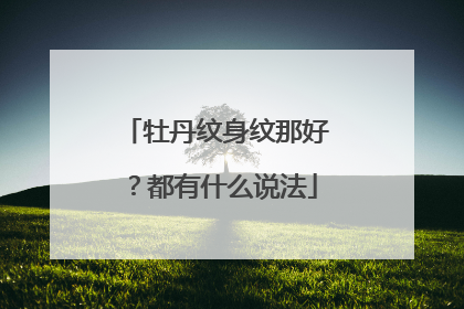 牡丹纹身纹那好?都有什么说法