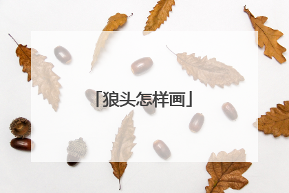 狼头怎样画